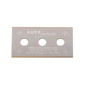 Lutz Square End Titanium Nitride Coated Stainless Steel Three Hole Blade