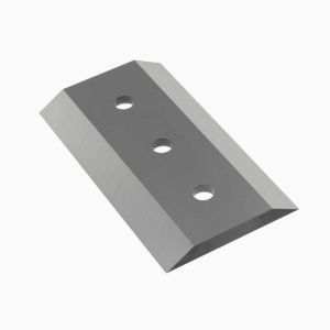 Bandit blade with three holes and two beveled edges