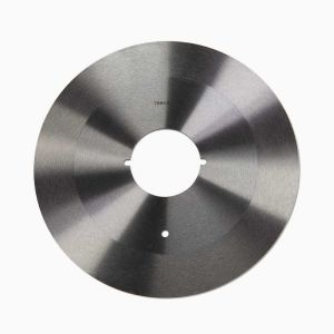 This circular Wolf Flat Shear Slitter Blade is 7.5" x 2.0" x .055".