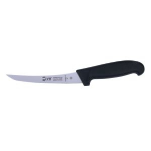 IVO&reg; Semi-Flex Curved Boning Knife - 5 Inch, Black