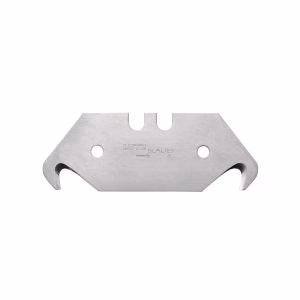 LUTZ BLADES&reg; 2-Hole Carbon Steel Small Safety Hook Blade, 100/Box