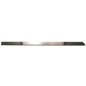Meat Skinner Blade -   473mm x 22mm x 0.7mm Stainless Steel with Left Chamfer, 100/Box