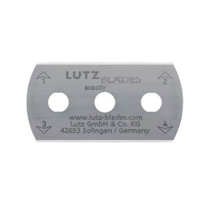 Lutz Round End Stainless Steel Three Hole Blade